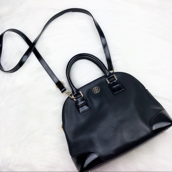 Tory Burch Handbags - Tory Burch Robinson Dome Leather Satchel Bag
